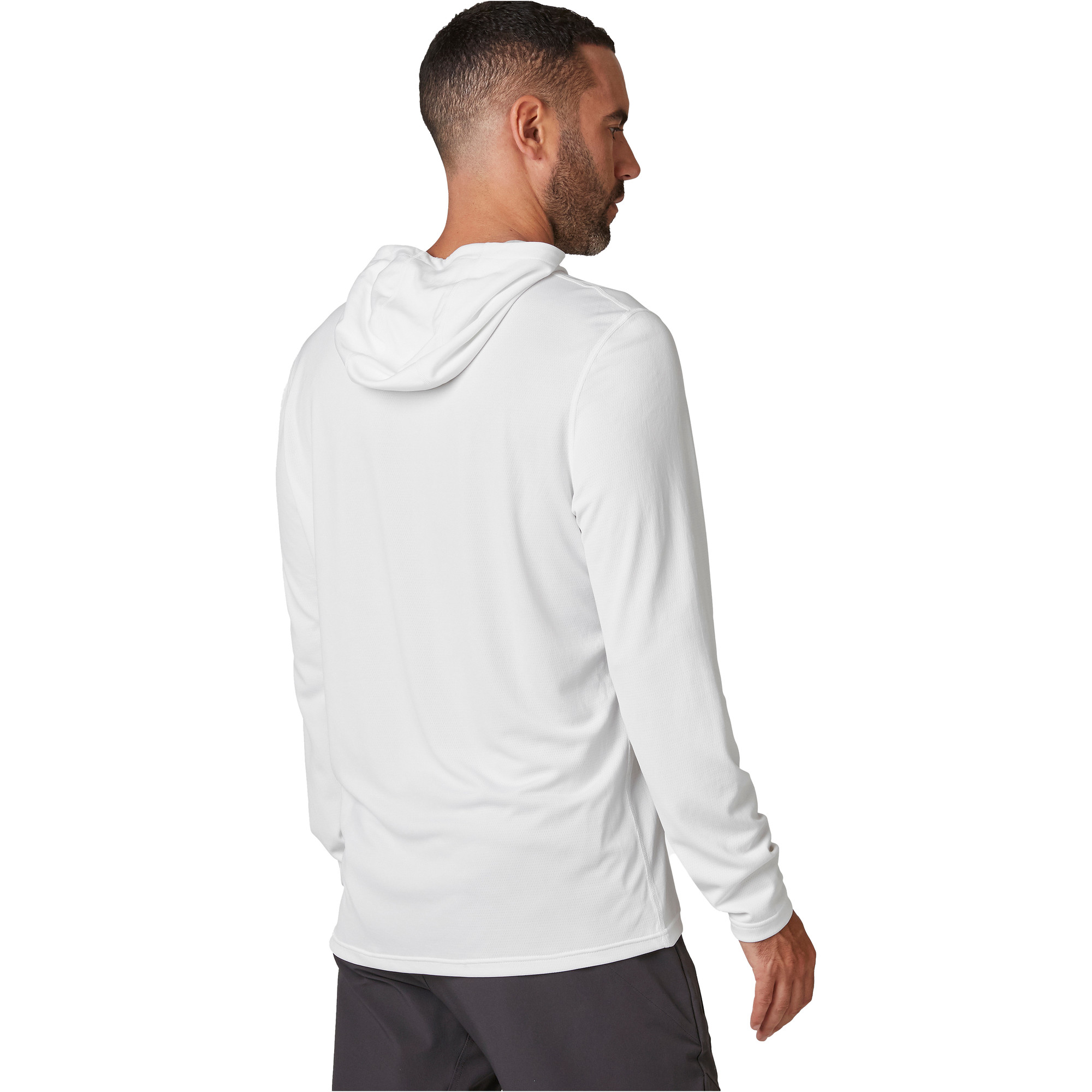 2024 Helly Hansen Mens Lifa Active Solen Hoodie 49347 White Sailing